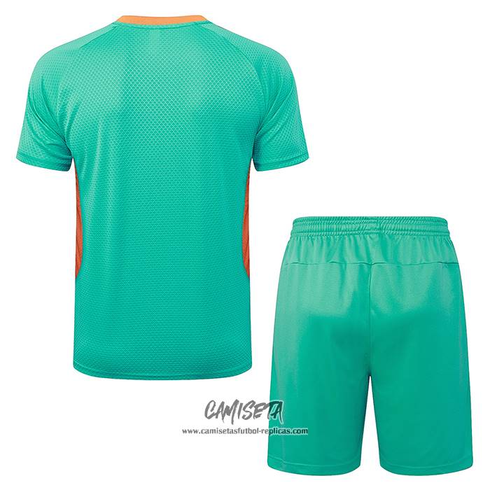 Chandal del Fluminense 2025-2026 Manga Corta Verde - Pantalon Corto